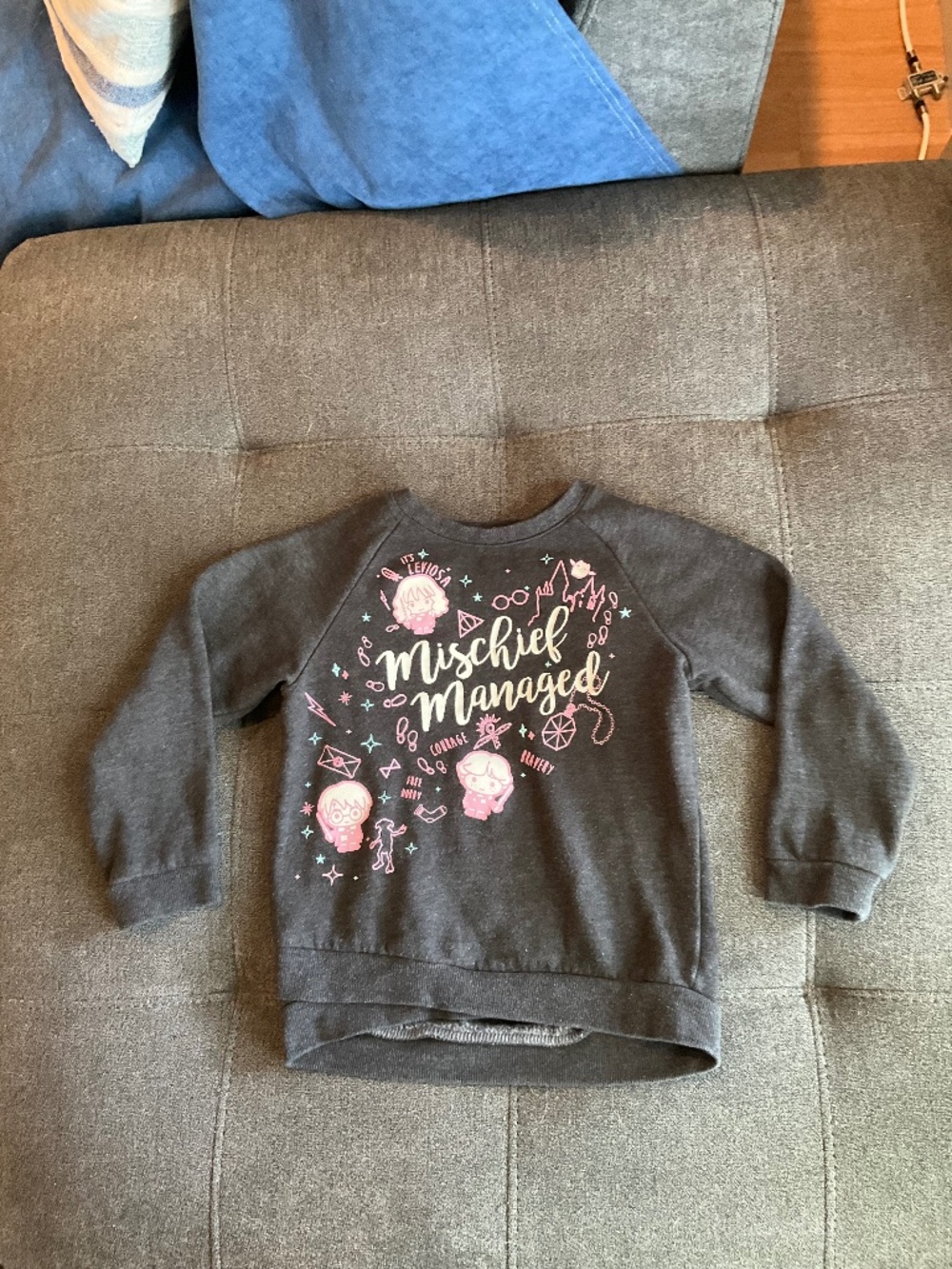 EUC Harry Potter "Mischief Managed" Sweatshirt Size 4T